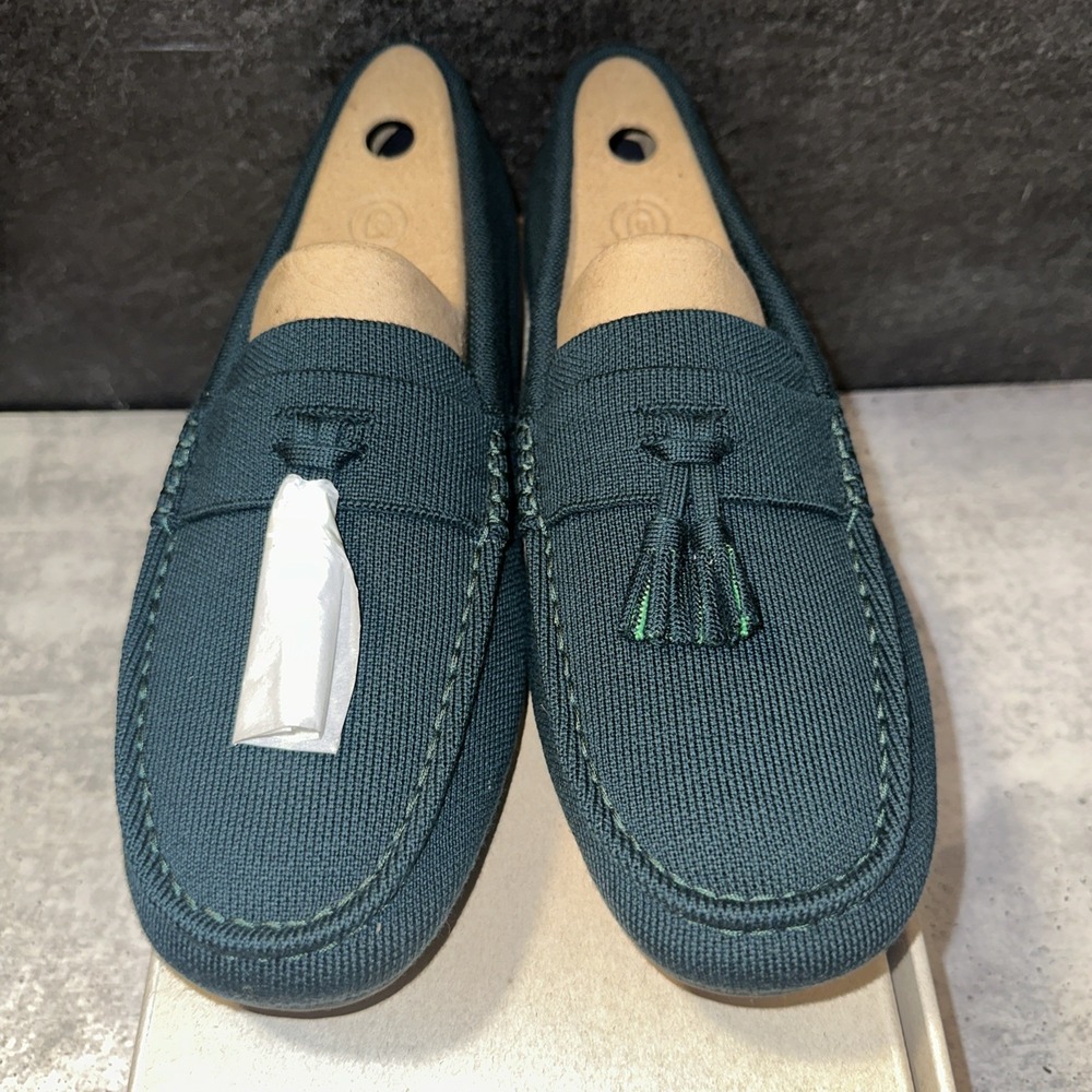 Original Mens Rothy's The Driver Casual Loafers Shoes Gin Green Sz 11.5